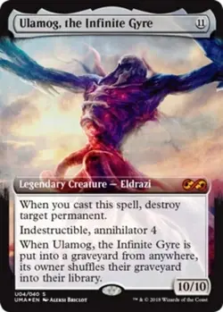 Ulamog, the Infinite Gyre - Full Art Box Topper Foil Near Mint, English U04 - Image 1
