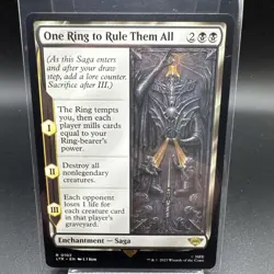 One Ring to Rule Them All / Magic MTG / Lord of the Rings - Rare - NM - Image 1