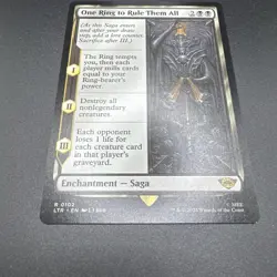 One Ring to Rule Them All / Magic MTG / Lord of the Rings - Rare - NM - Image 2