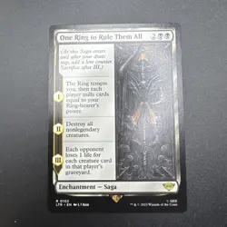 One Ring to Rule Them All / Magic MTG / Lord of the Rings - Rare - NM - Image 3