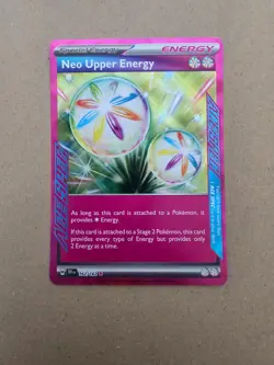 Neo Upper Energy 162/162 SV05: Temporal Forces Holo Pokemon TCG - Image 1