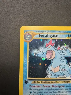 Pokemon TCG Neo Genesis 1st Edition Holo Rare Feraligatr 5/111 HP - Image 2