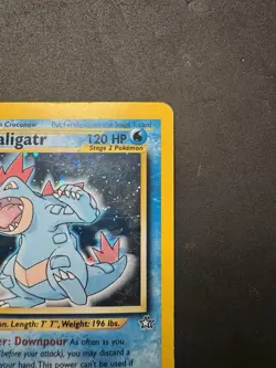 Pokemon TCG Neo Genesis 1st Edition Holo Rare Feraligatr 5/111 HP - Image 3