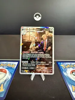 Trump's Persian DIY Pokemon Card - ONE OF A KIND - Very Popular! Fan Art - Image 3