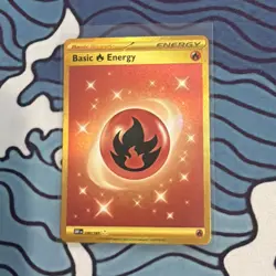 Pokemon TCG - Basic Fire Energy 230/197 Gold - Scarlet & Violet Obsidian Flames - Image 1