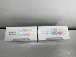 2 Pokemon TCG Prismatic Evolutions ETB Elite Trainer Boxes NEW Factory Sealed - Image 4