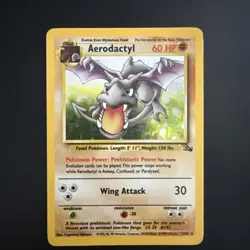 Aerodactyl 1/62 Holo Fossil Set Pokemon Card - Image 1