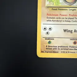 Aerodactyl 1/62 Holo Fossil Set Pokemon Card - Image 4