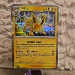 holo Blitza MEW 135 / 165 - Set 151 - Pokemon Karte - Eevee NM -Deutsch - Image 1