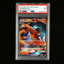 PSA 7 NM 2019 Pokemon JPN Charizard GX 007/024 RR - Image 2