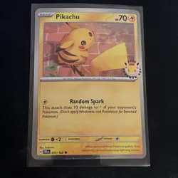Pikachu 051 /162 Stamped 2026 Pokemon Day 30th Anniversary Promo NM - Image 1
