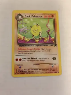 Pokemon Card - Team Rocket 43/82 - DARK PRIMEAPE (uncommon) - Image 1