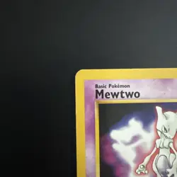 Pokemon TCG Mewtwo Black Star Promo 3 WOTC 1999 WB ‘The First Movie’ Stamp - Image 2