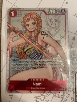 One Piece Card Game Nami OP01-016 Premium Card Collection 25th Edition English - Image 1