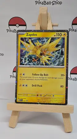 Pokemon TCG: Zapdos SVP-EN 157 Black Star Promo - Cosmos Holo - Image 1