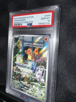 Pokemon Charmander 044 SV: Scarlet & Violet Promo Holo PSA 10 GEM MT 2023 - Image 1