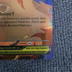 Pokemon TCG Mega Charizard Y ex 030 Me: Mega Evolution Promo Holo - Image 5