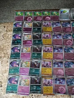 Pokemon Chinese Gem 3 Card Lot Gengar Chandelure Mimikyu Holo Stamped EX Meowth - Image 2