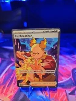 Pokemon Phantasmal Flames Firebreather 119/094 Full Art Trainer Ultra Rare NM - Image 4