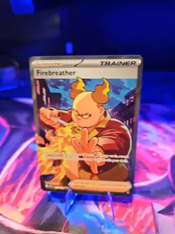 Pokemon Phantasmal Flames Firebreather 119/094 Full Art Trainer Ultra Rare NM - Image 5