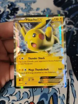 2016 Pokemon XY174 Promo Pikachu EX Pokemon Card MP - Image 1