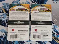 2x Pokemon TCG SWSH Darkness Ablaze Blister Pack Pikachu Promo - Factory Sealed - Image 2