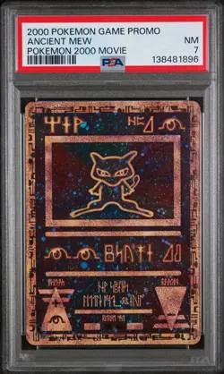 2000 POKEMON GAME MOVIE POKEMON 2000 MOVIE ANCIENT MEW PSA 7 - Image 1