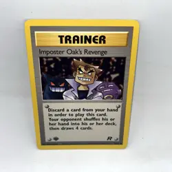 Team Rocket Imposter Oak's Revenge 76/82 Uncommon Pokemon 1st Edition MP - Image 1