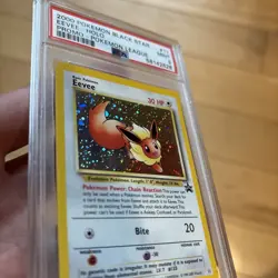 PSA 9 Eevee #11 Black Star Promo 2000 Holo Pokemon Card Mint - Image 2