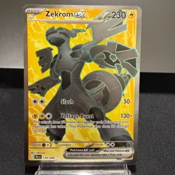 Zekrom ex - 158/086 (Pokemon TCG, English, Sv: Black Bolt, Holo, Ultra Rare) - Image 1