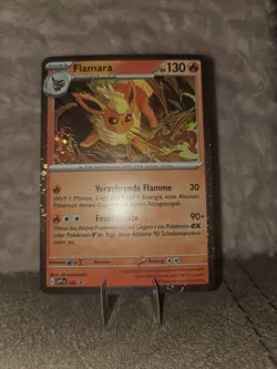 holo Flamara SVP 167 BLACK Star Promo Prismatische Entwicklungen pokemon karte - Image 1