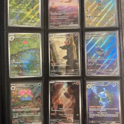 Pokemon TCG 151 Charizard EX, Blastoise EX, Venusaur Alt Art EX Set Lot Of 9 - Image 2