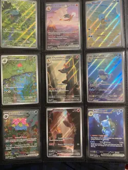Pokemon TCG 151 Charizard EX, Blastoise EX, Venusaur Alt Art EX Set Lot Of 9 - Image 3
