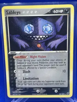 Sableye 23/107 Pokemon Deoxys TCG Rare Non Holo LP/EX - Image 1