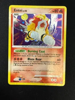 Entei - 4/132 - Holo Rare Secret Wonders - Pokemon (NM) - Image 1