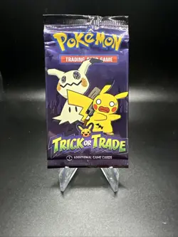 2022 Pokemon Co Trick or Trade Booster 3 Pack Sealed - Image 1