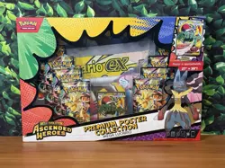 -IN HAND- Pokemon TCG Ascended Heroes Premium Poster Collection Mega Lucario Box - Image 1