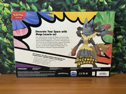 -IN HAND- Pokemon TCG Ascended Heroes Premium Poster Collection Mega Lucario Box - Image 2