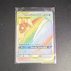 Pokemon TCG Magikarp & Wailord GX TAG TEAM Full Art Secret Holo 183/181 300 HP - Image 1