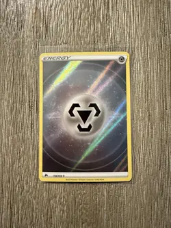 Metal Energy (Texture Full Art) 159/159 Ultra Rare,Holo Pokemon Crown Zenith - Image 1