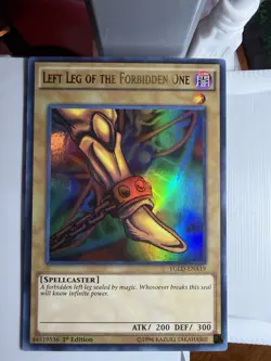 Yu-Gi-Oh! - Yugi's Legendary Decks Left Leg of the Forbidden One 2015 YGLD-ENA19 - Image 1