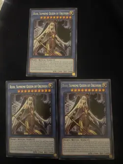 3x Ruin Supreme Queen Of Oblivion Rare Cyho! Lightly Played Condition - Image 1
