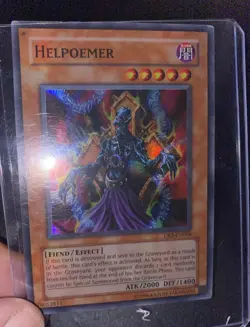 Yu-Gi-Oh ! Helpoemer Dr1 - En006 Super Rare Unlimited Vintage And Old - Image 1