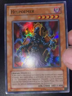 Yu-Gi-Oh ! Helpoemer Dr1 - En006 Super Rare Unlimited Vintage And Old - Image 3