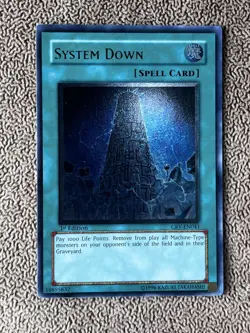 System Down CRV-EN041 Ultimate Rare 1st Edition YuGiOh! Near Mint - Image 1