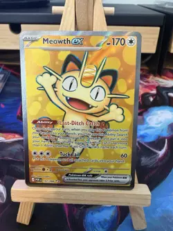 Meowth EX 107/088 Perfect Order Pokemon Card Pack Fresh Mint - Image 1