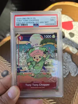 Tony Tony.Chopper English Version 1st Anniversary Set ST01-006 One Piece PSA 9 - Image 1