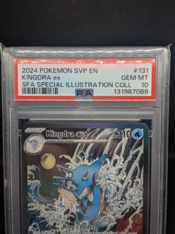 Kingdra ex 131 Sv: Scarlet & Violet Black Star Promo Card Holo PSA 10 - Image 2