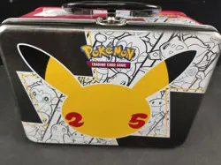 Pokemon Celebrations 25th Anniversary Collector Tin / Lunch Tin - NO CARDS - Image 1