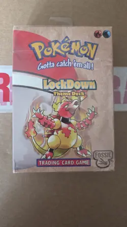 Lockdown Theme Deck — Fossil — Factory Sealed — Vintage WotC Pokemon Cards - Image 1